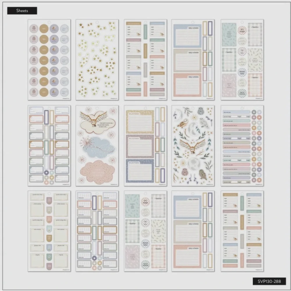 NWT-Happy Planner - Little Love Baby VALUE PACK STICKERS